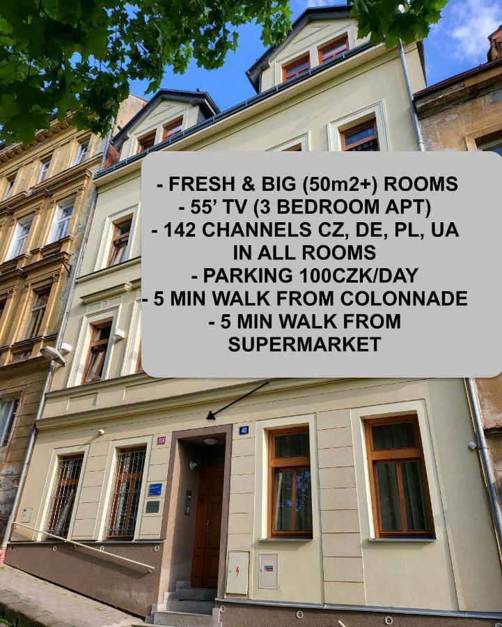 Excellent Apartments In Spa City Center 5 Min Walk From The Colonnade كارلوفي فاري المظهر الخارجي الصورة